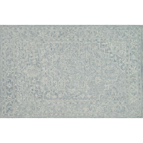 Janet Rug, Slate/Blue