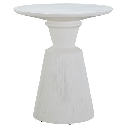 Fisher Cast Stone 32" Round Outdoor Counter Height Table, Natural Fisher Cast Stone 32" Round Outdoor Counter Height Table, Natural