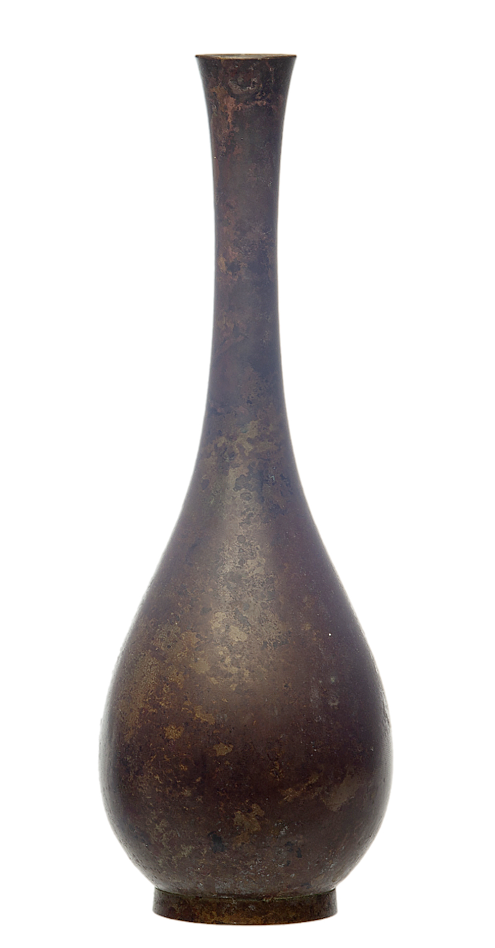 Tall Japanese Bronze Bud Vase~P77662028