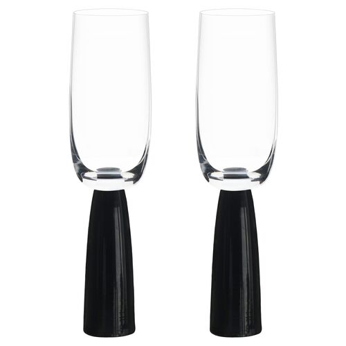 Oslo Champagne Flutes, Set of 2 Oslo Champagne Flutes, Set of 2