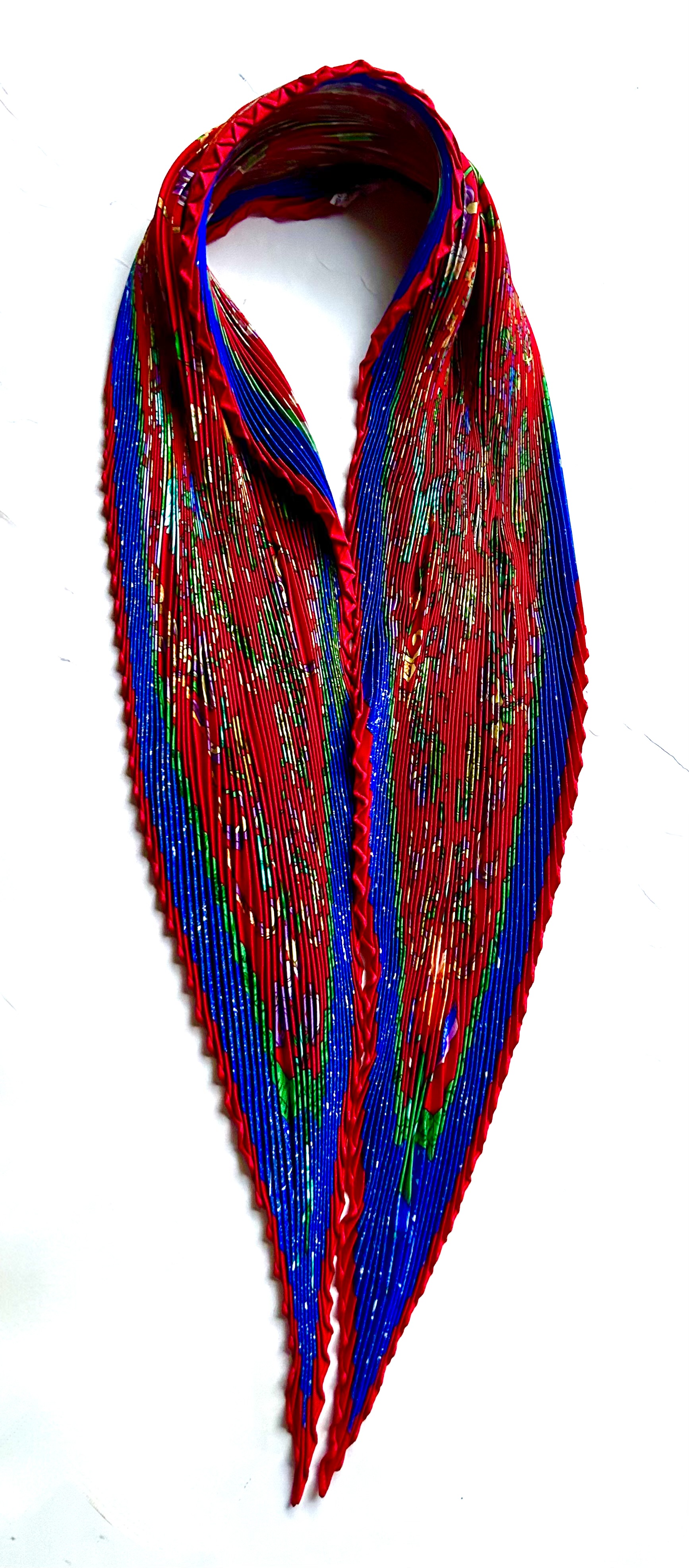 Hermès Pierres d’Orient Pleated Scarf~P77752591