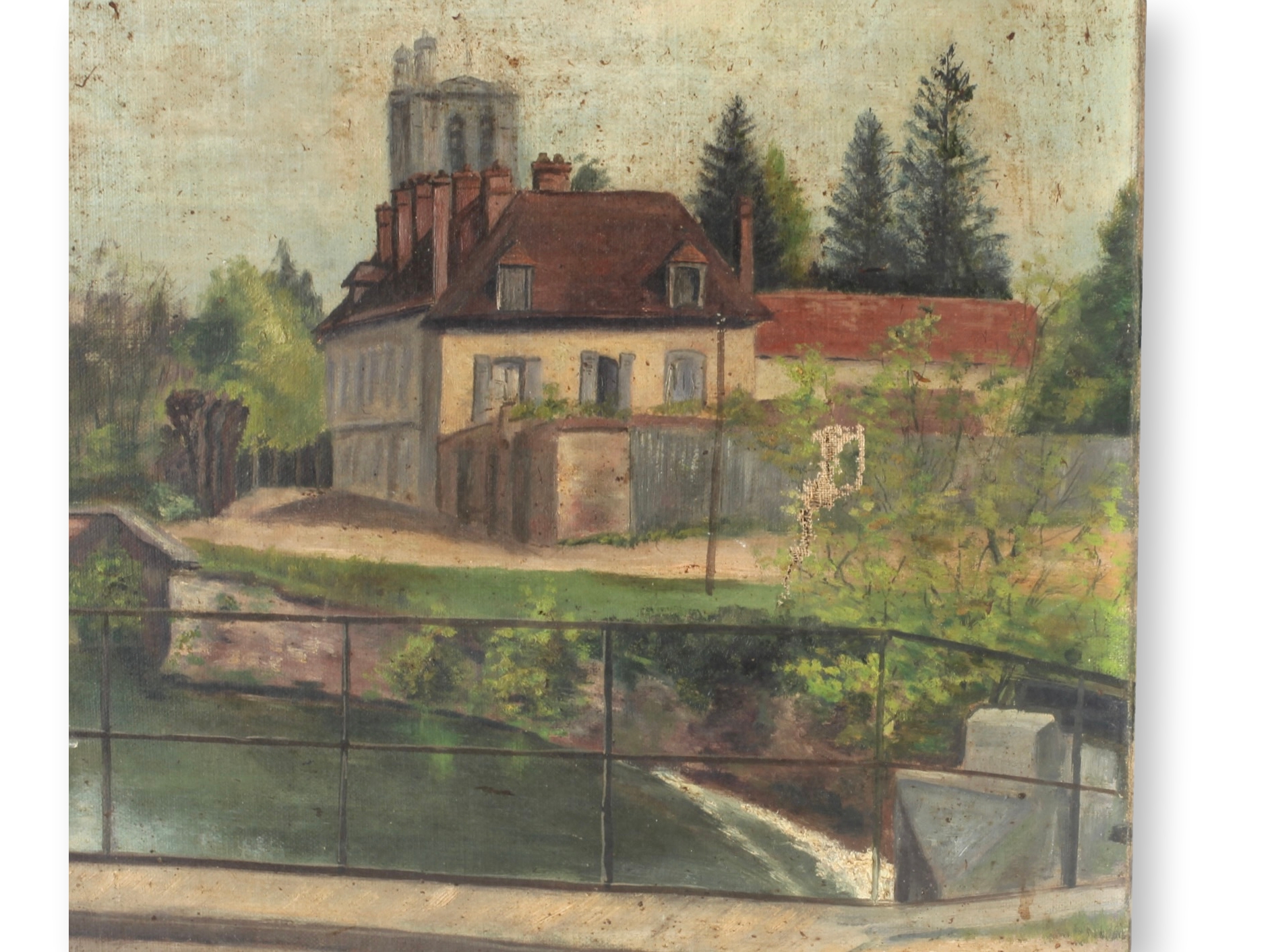1910 French Cityscape~P77704805