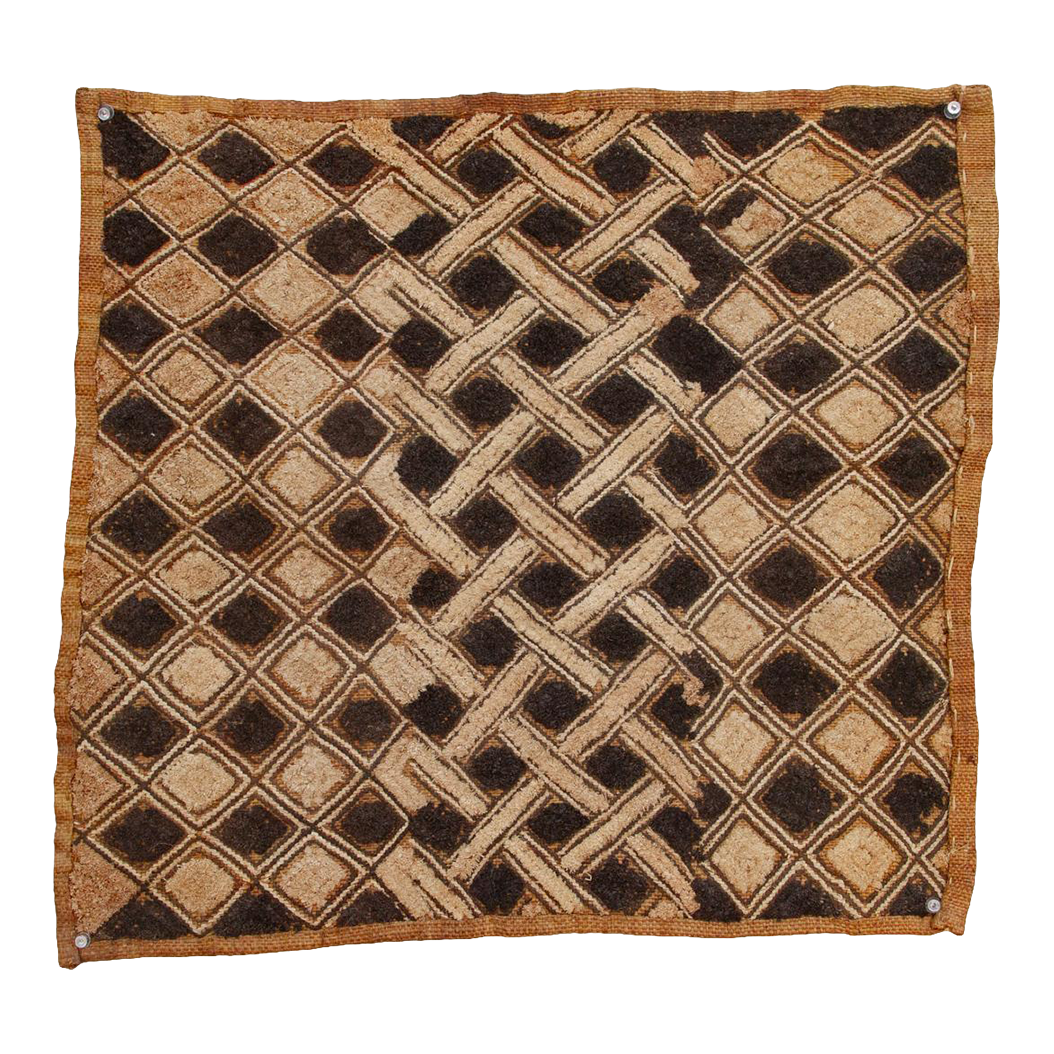 Lattice African Kuba Cloth Panel~P77703529