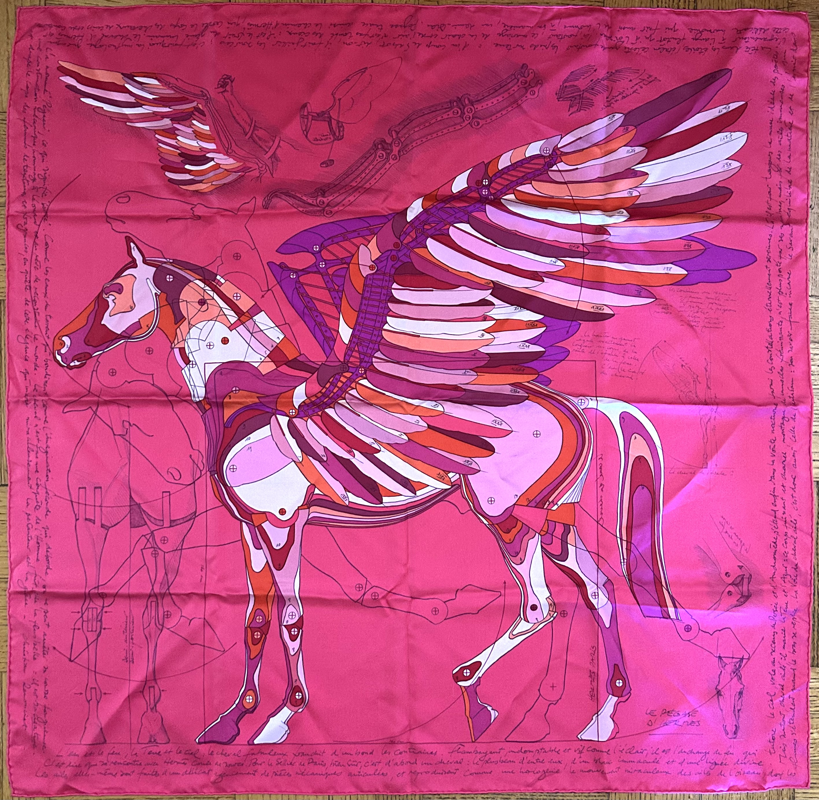Hermès Le Pegase d’Hermès Scarf in Box Hermès Le Pegase d’Hermès Scarf in Box~P77808240
