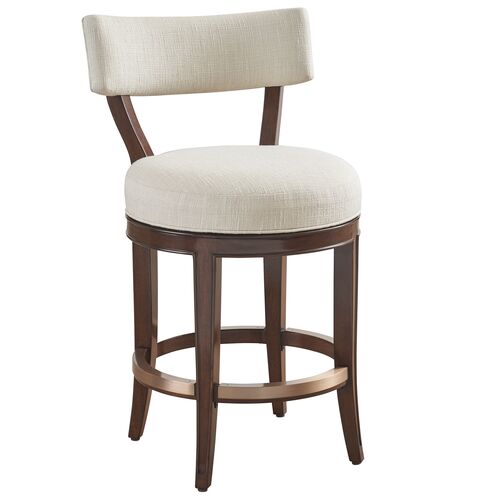 Giles Counter Stool, Brown/Rose Gold Giles Counter Stool, Brown/Rose Gold