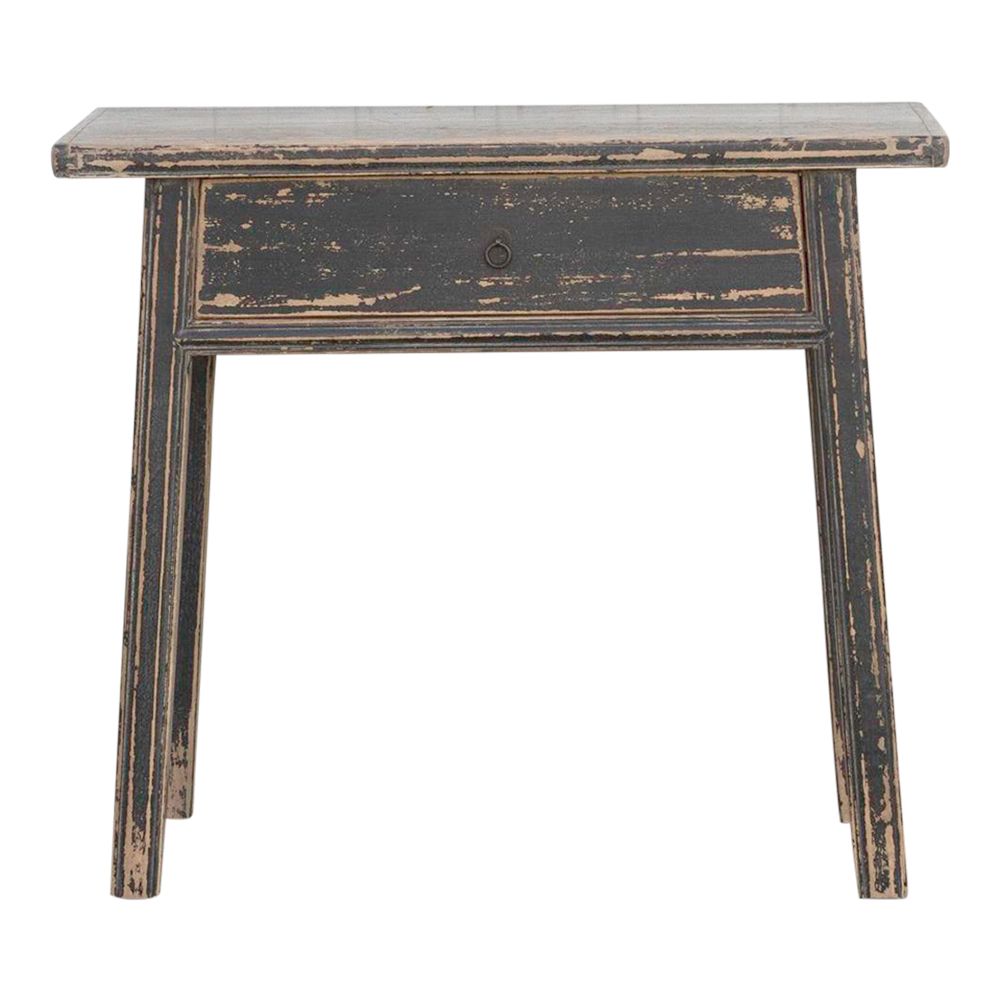 Distressed Black Asian Altar Table~P77667468