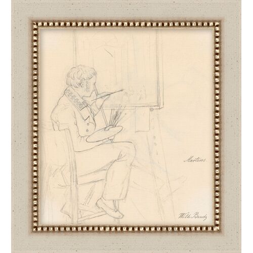 The Met, The Artist at Work, 10" x 11"