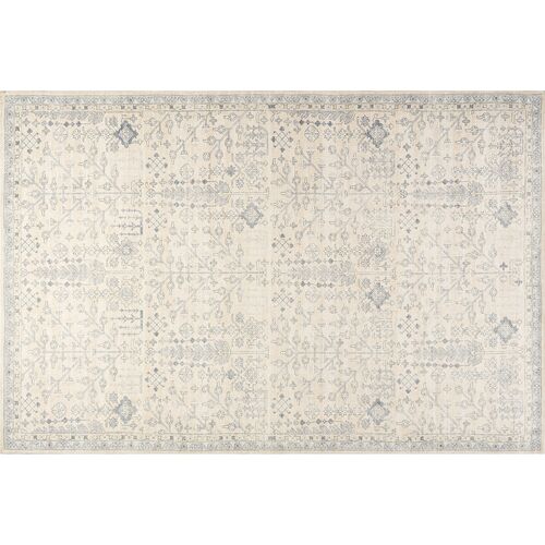 Flora Rug, Slate Blue