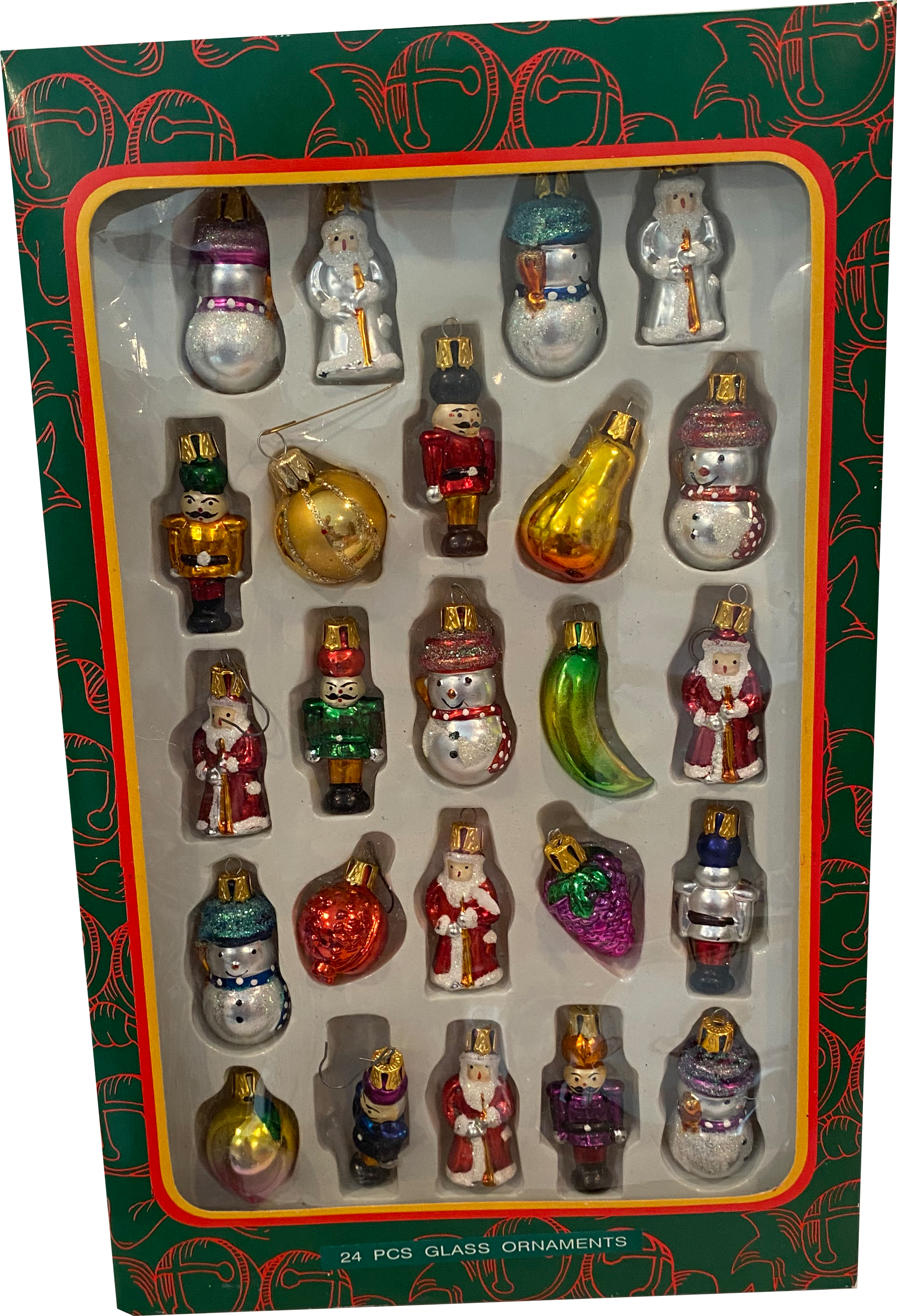 Miniature Glass Fancy Ornaments S/24~P77633739