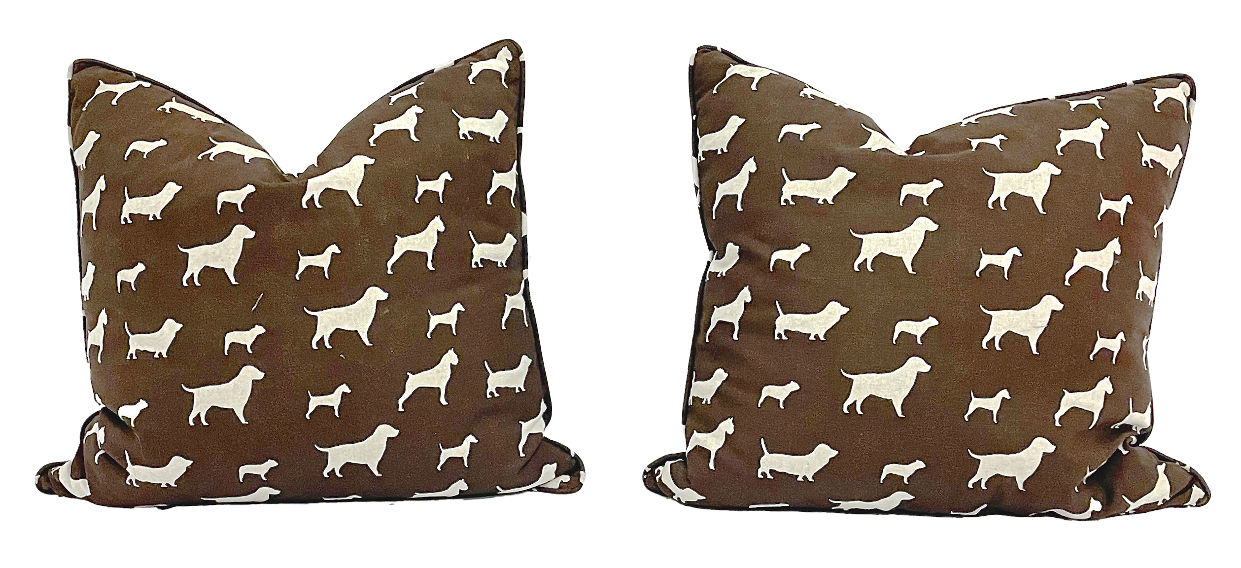 Dog Silhouette Pattern Pillows, PR~P77661715