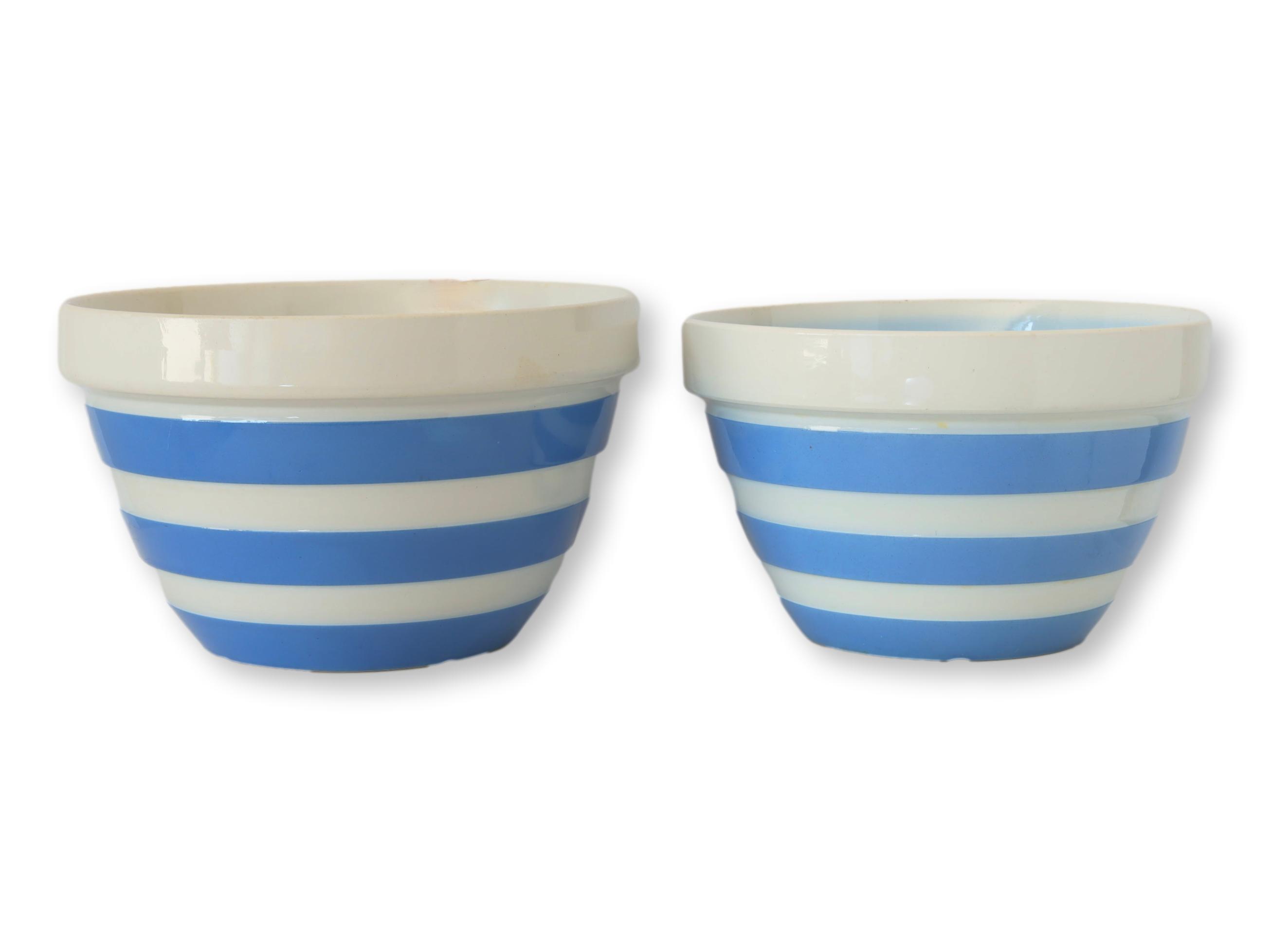 T.G.Green Cornishware Small Mixing Bowls~P77687470
