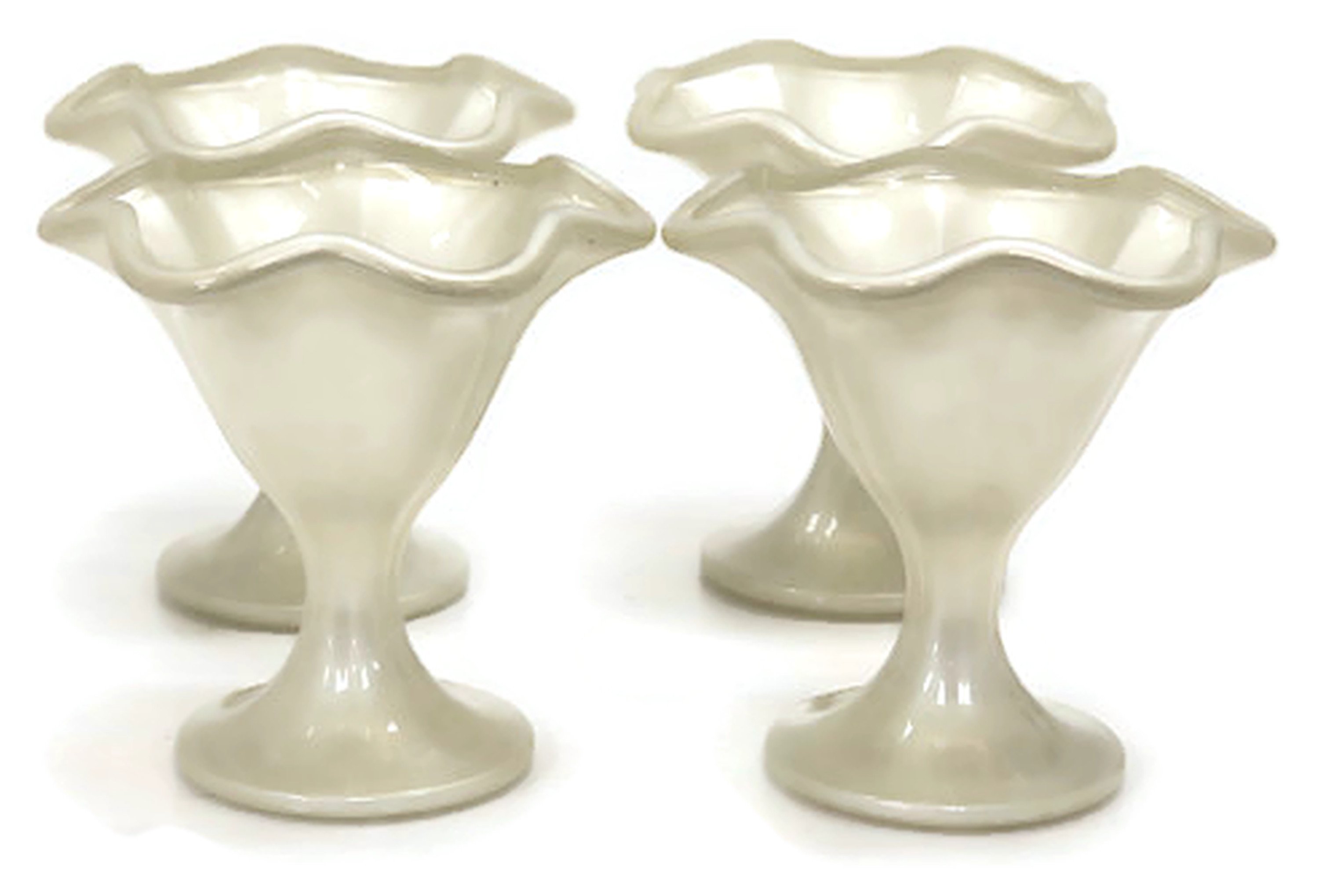 Italian Pearl Glass Dessert Cups, S/4~P77581102