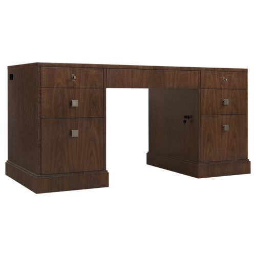 Archives Executive Desk, Dark Wood Archives Executive Desk, Dark Wood