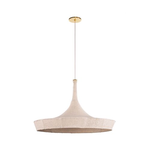 Quenby Pendant, Aged Brass/Cotton String Quenby Pendant, Aged Brass/Cotton String
