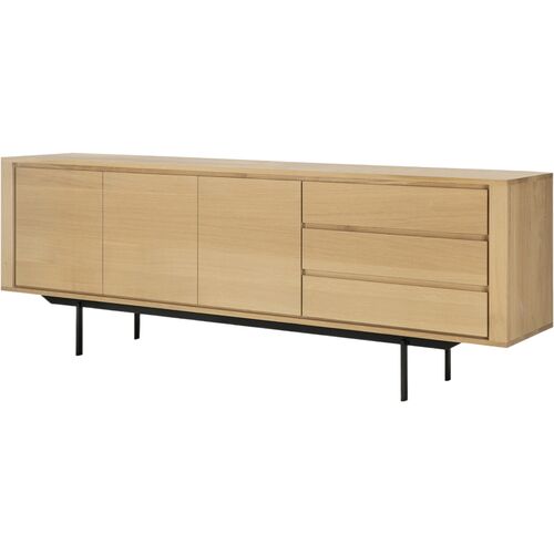 Shadow 3-Drawer Sideboard, Oak