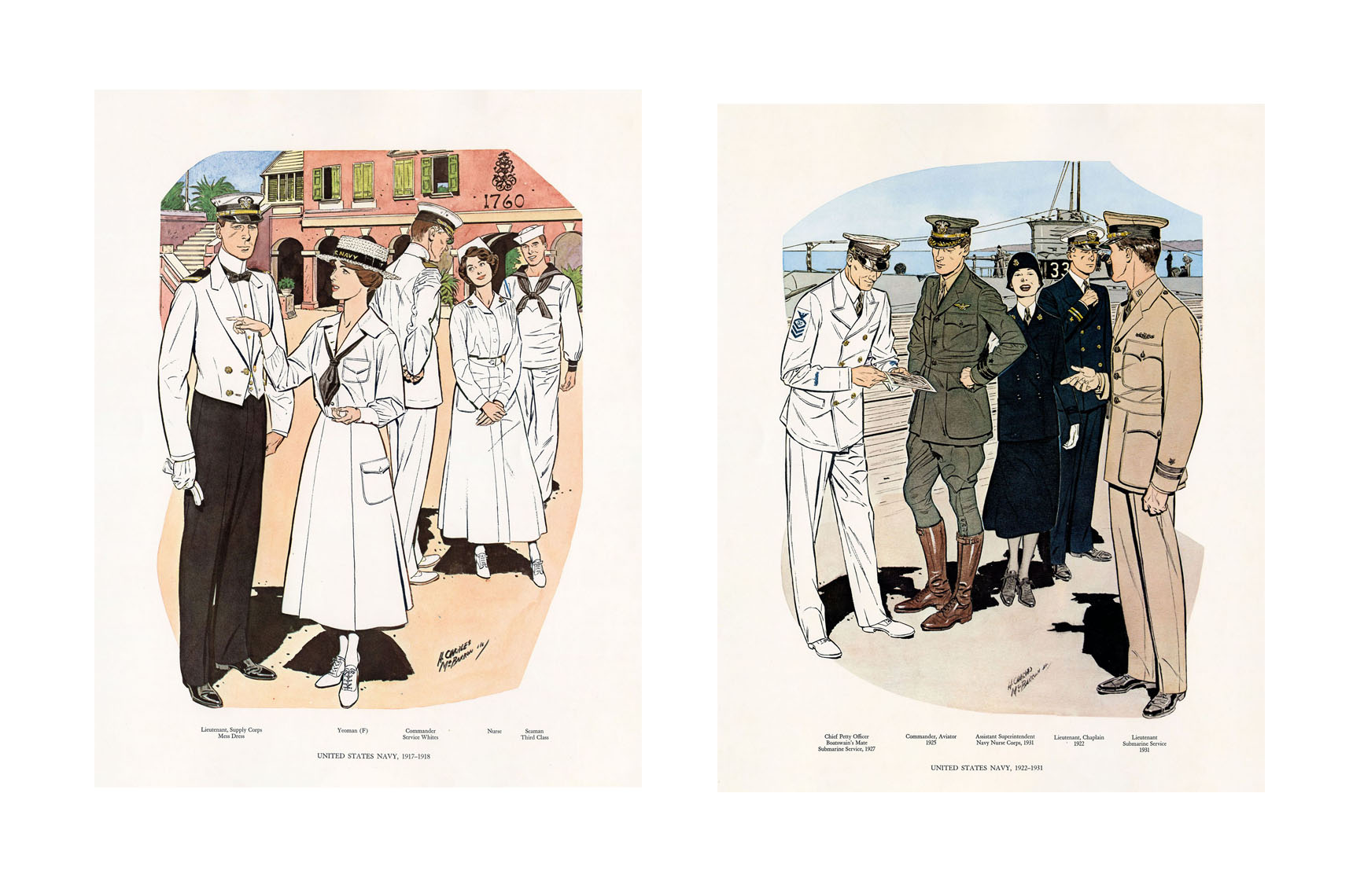 Uniforms of the United States Navy, Pair~P77627856
