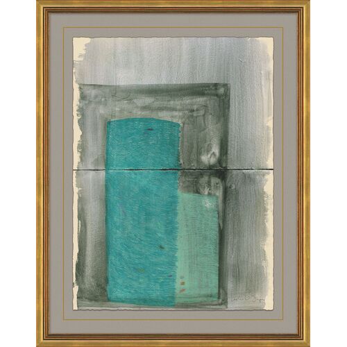 Leslie Snipes, Texture & Form Color Study VI Painting