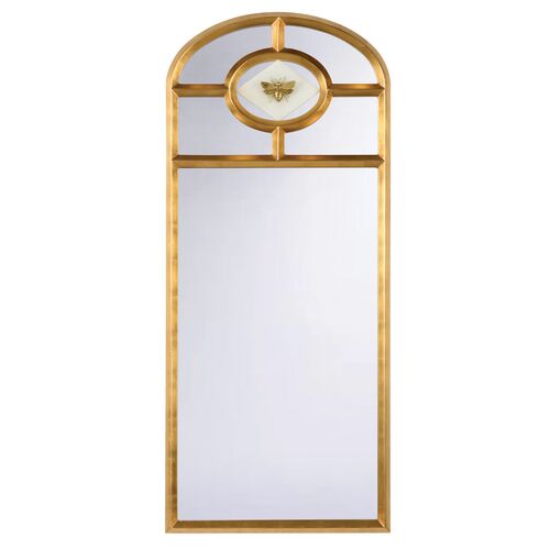 Bee Antique Wall Mirror, Gold