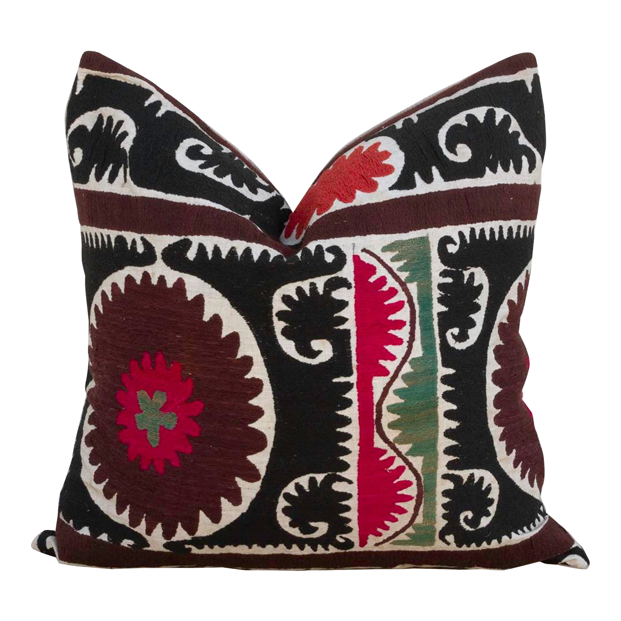 Floral Chakra Vintage Suzani Pillow~P77669167