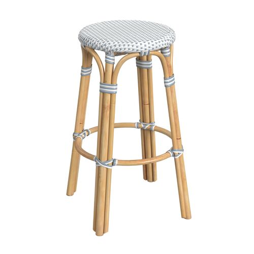 Kye 30" Round Rattan Barstool