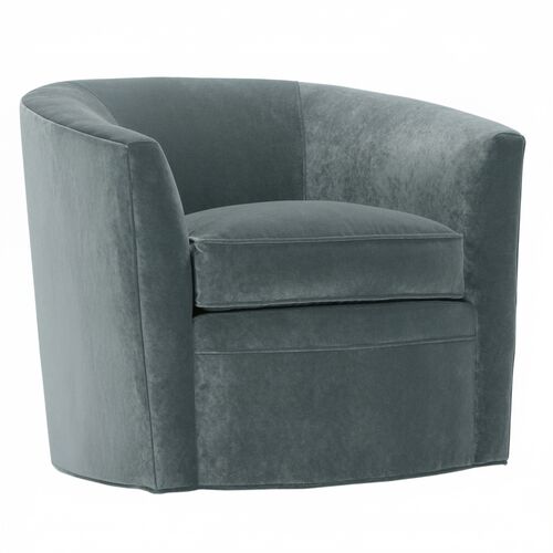 Jovie Velvet Swivel Chair