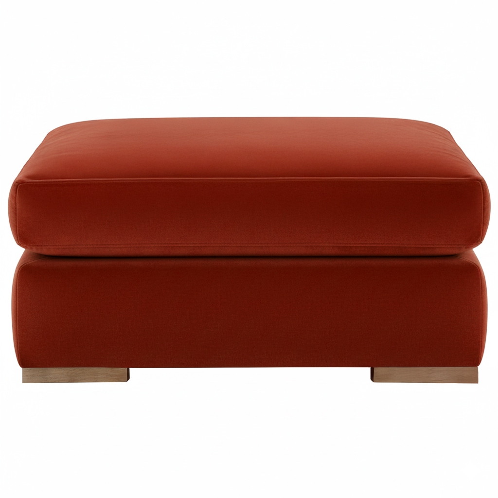デンマーク Ivan Schlechter Foot Stool 本革オットマン Ivan Schlechter（イヴァン・シュレクター）天然革と牛の毛皮の