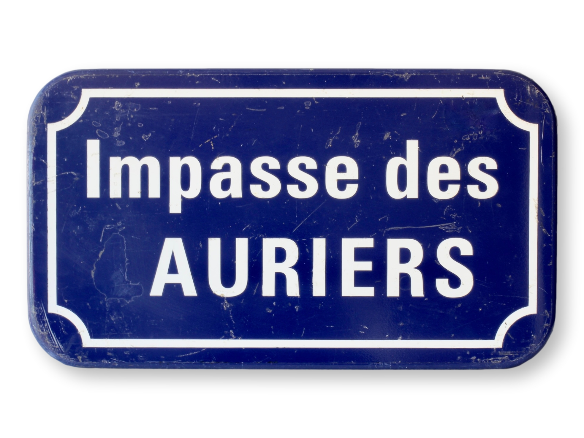 Vintage French Cobalt Enamel Street Sign~P77719036