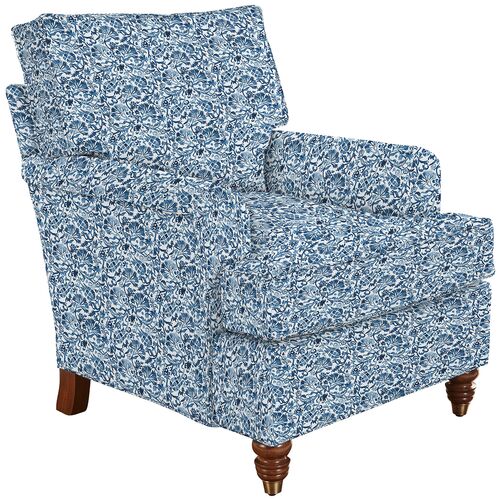 Kate Chair, Indigo Floral