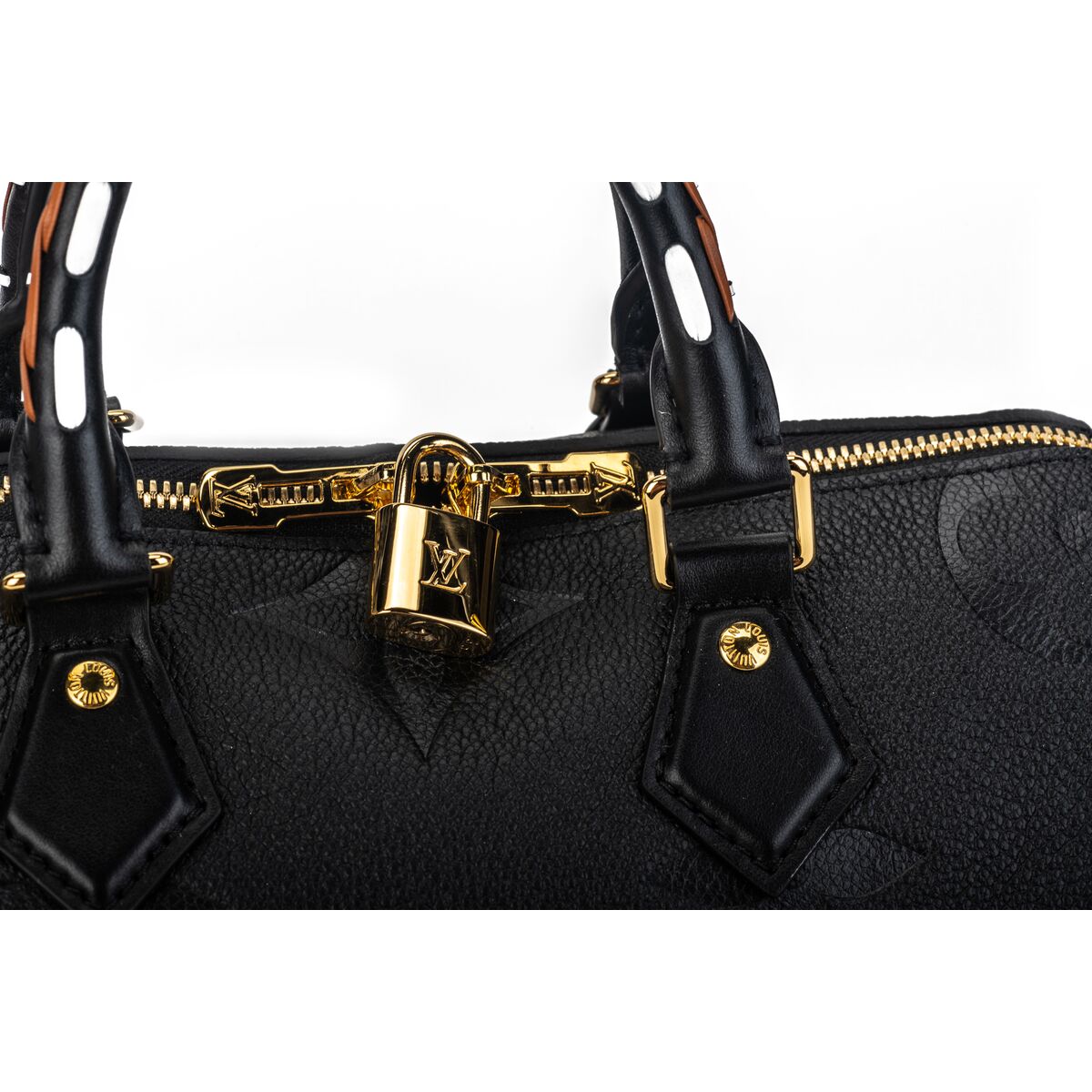 Louis Vuitton Black Epi Leather Speedy Bandouliere 25 w/ Strap