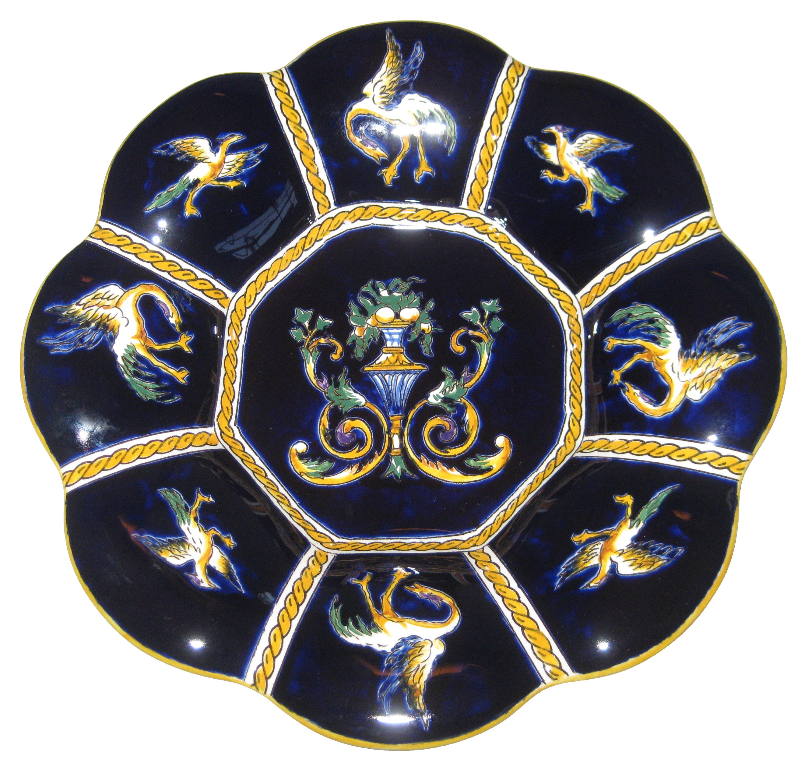 French Faience Lobed Plate~P77411401