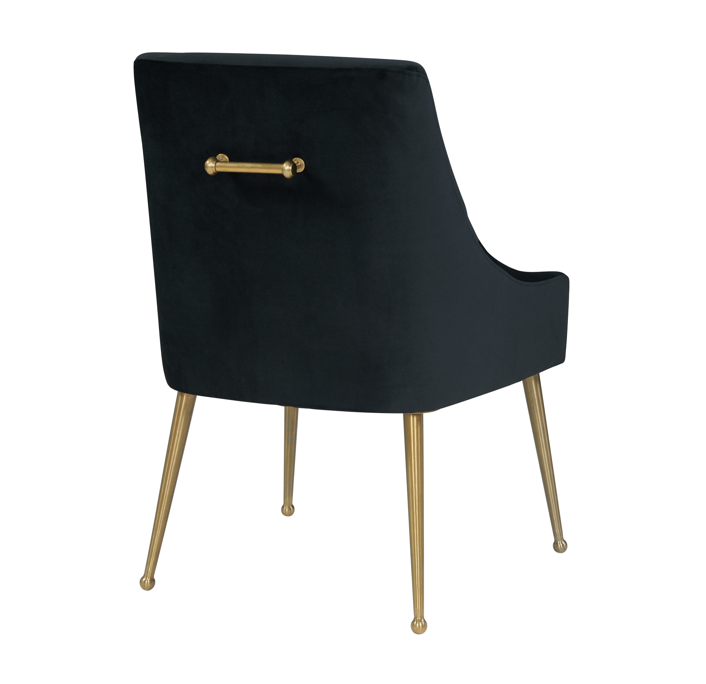 Kendall chair black cheap velvet