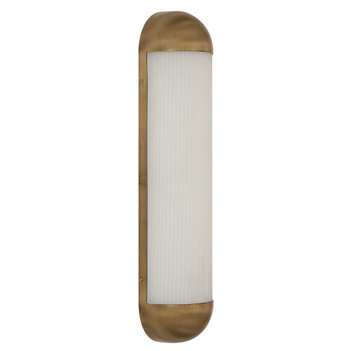 Amia Wall Sconce, Milk White/Brass Amia Wall Sconce, Milk White/Brass