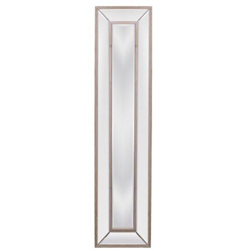 Dove Floor Mirror, Scrubbed Pine