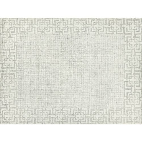 Caprice hand-tufted Rug, Silver/Ivory~P77649914