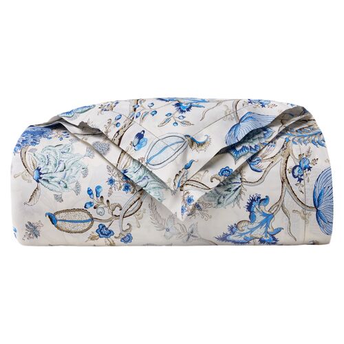 SFERRA x Scalamandré Pondicherry Duvet Cover, Sea SFERRA x Scalamandré Pondicherry Duvet Cover, Sea