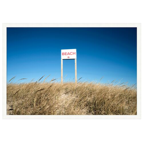 Lillian August, Beach Sign