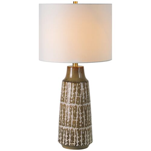 Percival Ceramic Table Lamp, Taupe Percival Ceramic Table Lamp, Taupe