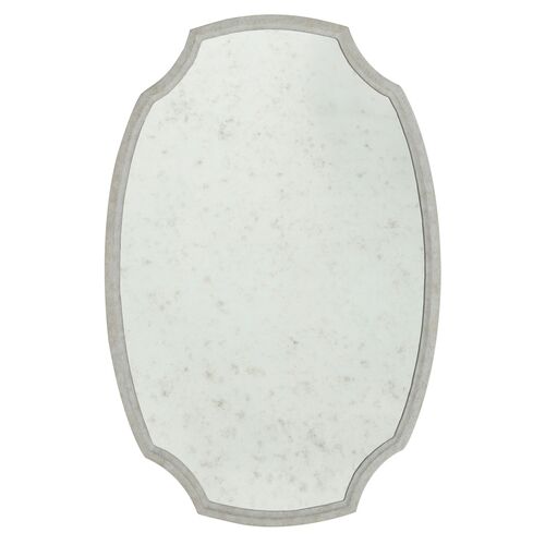 Margot Wall Mirror, Textured White