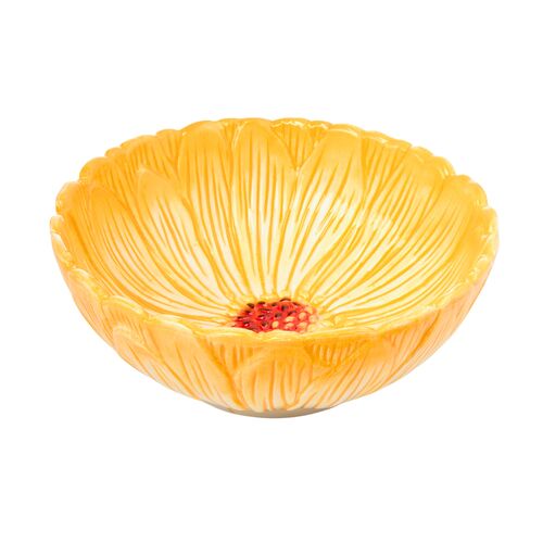 Daisy Cereal Bowl, Yellow