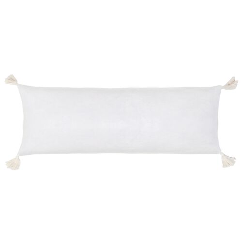 Bianca 14x40 Pillow, White