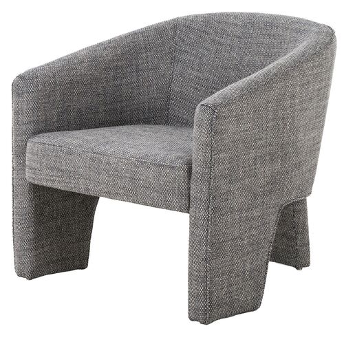 Pearl Linen Chair, Barron Smoke