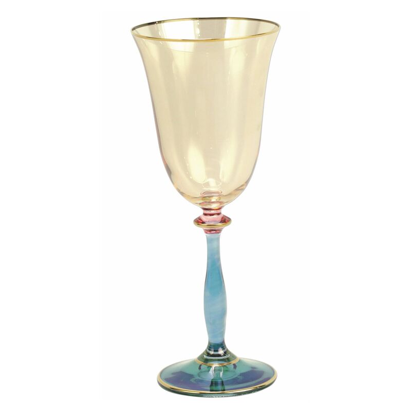Regalia Deco Green Wineglass