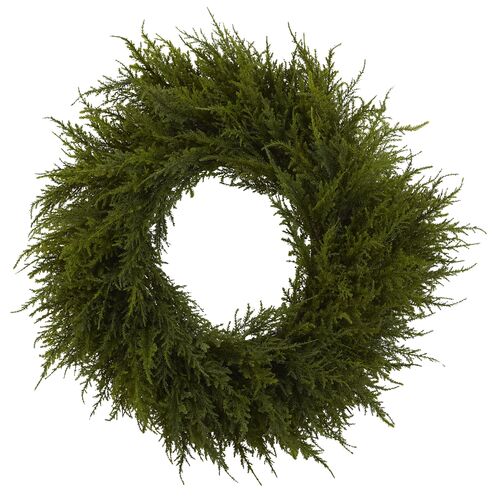 24in. Cedar Wreath