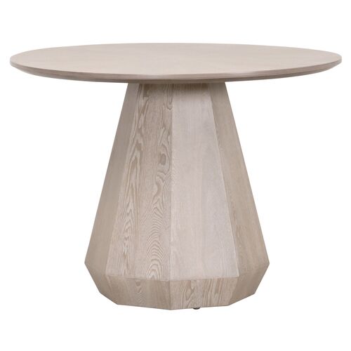 Gavin Round Dining Table, Natural Gray~P111119599
