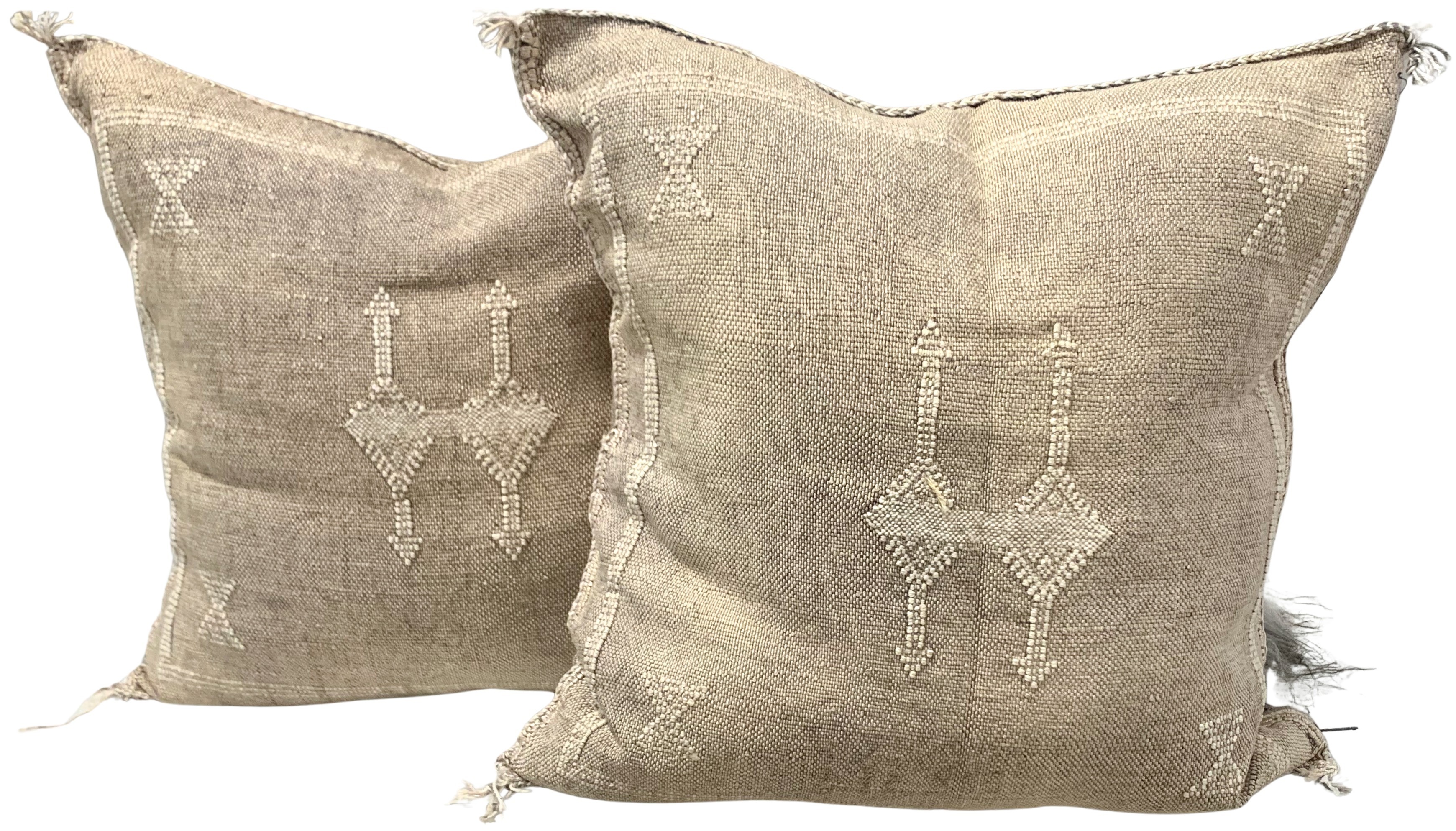 Moroccan Sabra Silk Pillows, Pair~P77718539