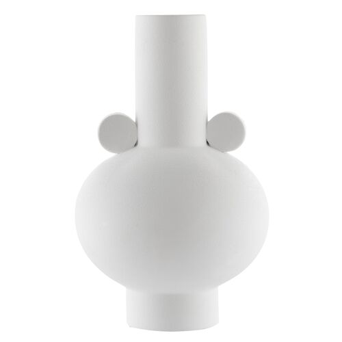 Round Round Happy 40 Vase, White~P77609909