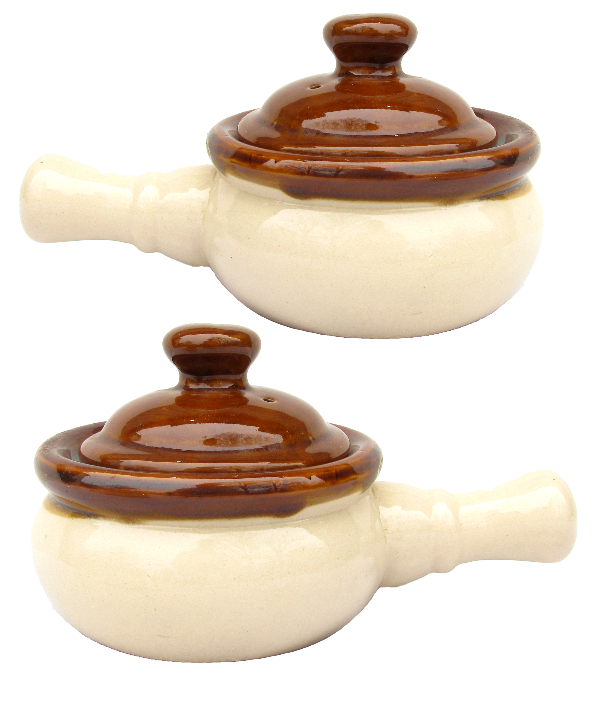 French Onion Soup Bowls W/ Lids, Pair~P77667616