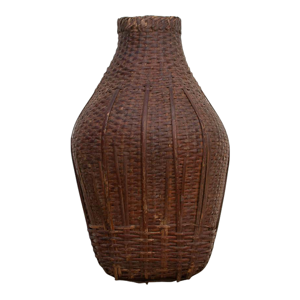 Early 20th C. Rattan Nepalese Bottle~P77658329