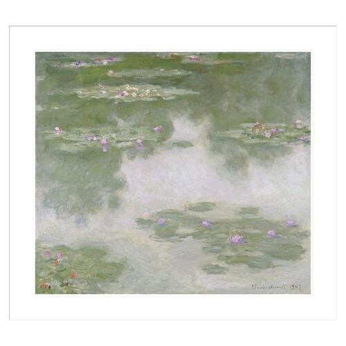 Nympheas Water Landscape by Claude Monet Framed Print