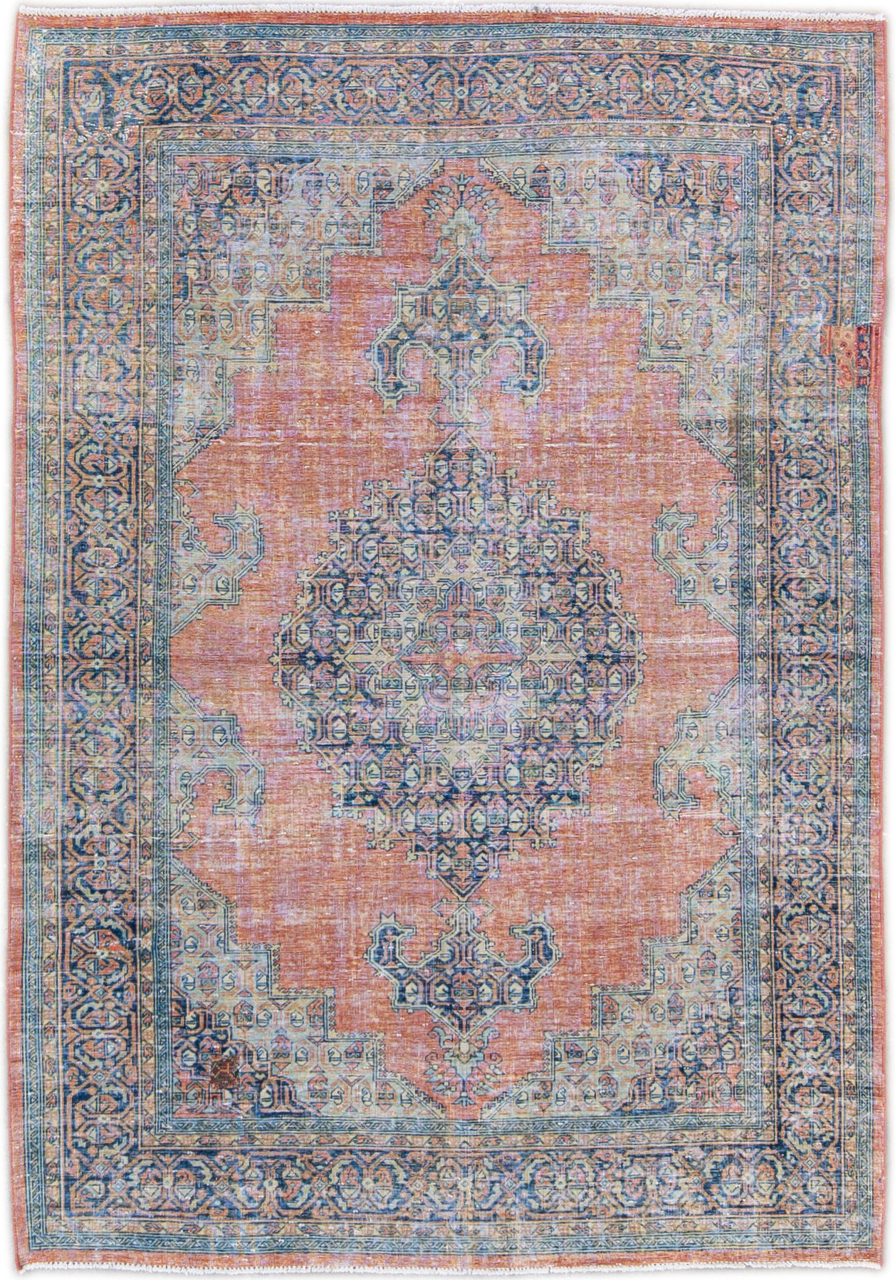 Vintage Persian Medallion Wool Rug~P77652990